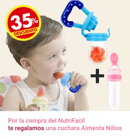 Nutrifacil + Cuchara Alimentaria: La Forma Más Segura de Descubrir Nuevos Sabores 🍼🥄 🍓