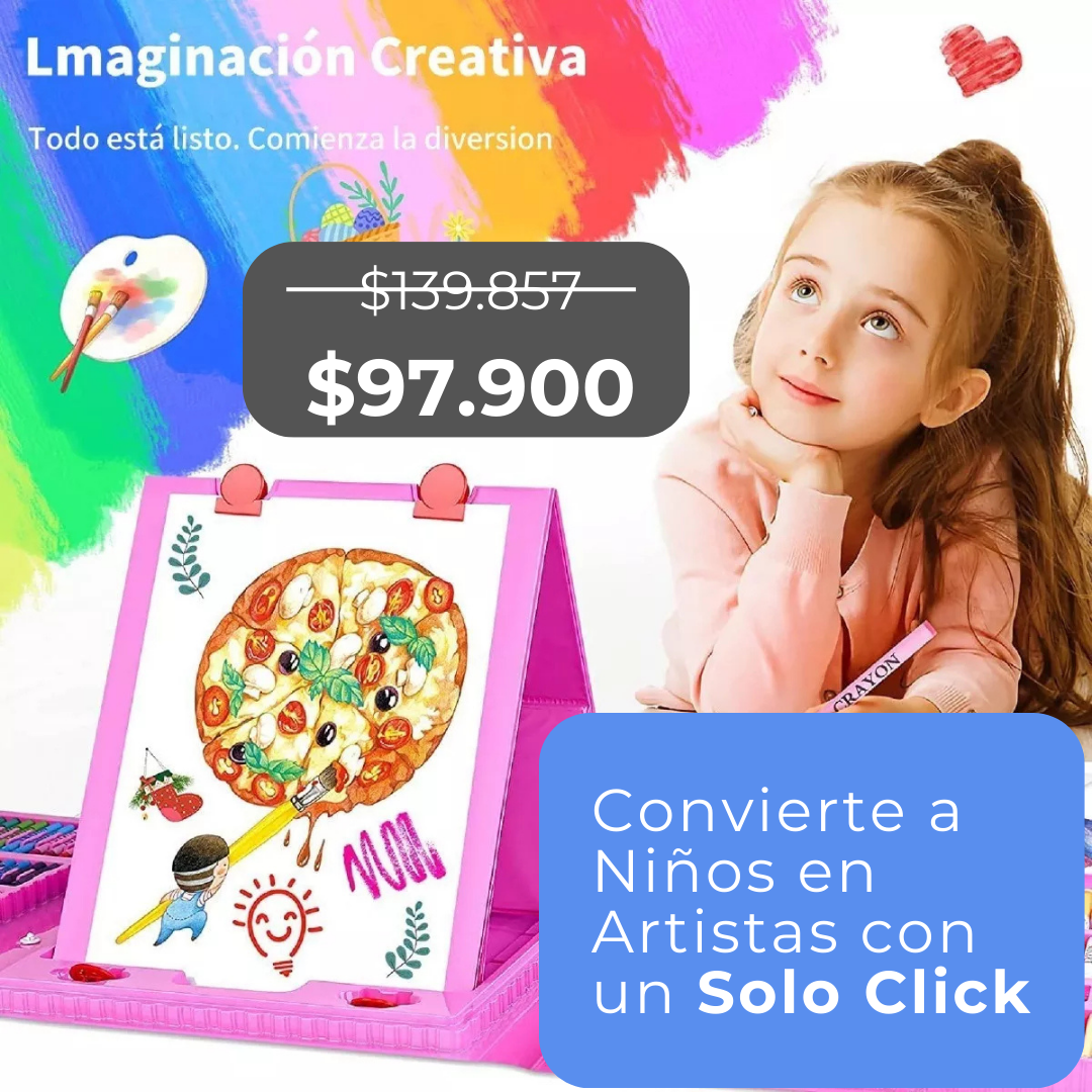 🎨 El Set Creativo Todo-en-Uno: Convierte a Niños en Artistas con un Solo Click